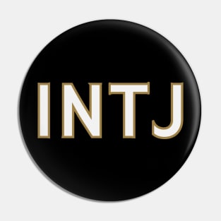 Myers Briggs Typography INTJ Pin