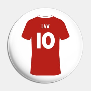 Denis Law Jersey Pin