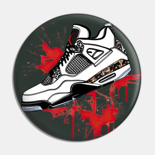 AJ IV - Splatter Sketch ! HOT WEAR !!! Pin