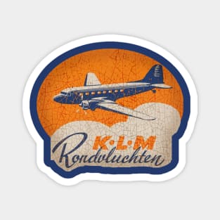 KLM Rondvluchten Magnet