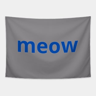 Meow Simple Minimalist Tapestry