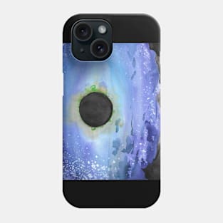 Solar event watercolour - astronomy inspired fine art Phone Case