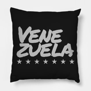 White Venezuela 7 Estrellas Silver Pillow