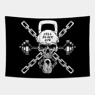 Cell Block Gym Tapestry