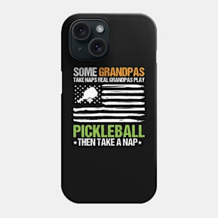 Funny Grandpa Pickleball,Father's Day Racquetball Sport fan Phone Case