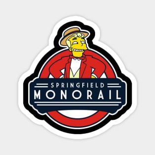 Springfield Monorail Magnet