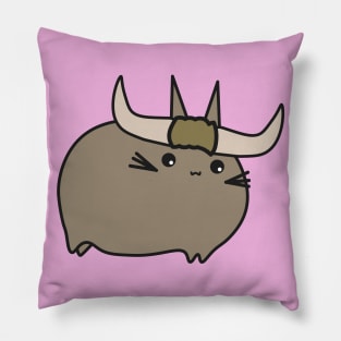 Bunny zodiac sign Taurus Pillow