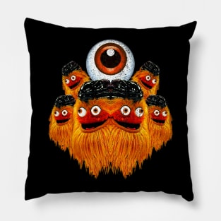 Philadelphia Gritty Eyeball of Hell Pillow