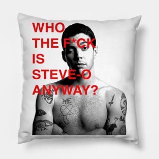 WHO THE F IS STEVE O ANYWAY ? Pillow