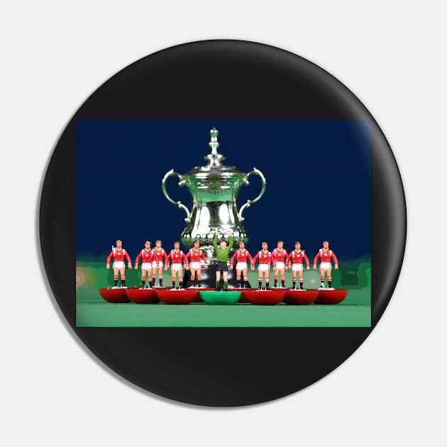 Man Utd'85 cup winners subbuteo team Pin by vancey73