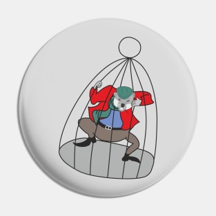 Angry Beaver in captivity Pin