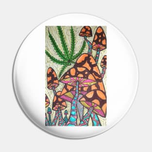 Party time like a hippy in the forest Pin