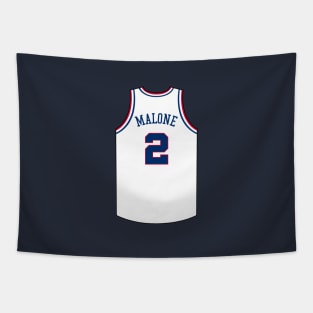 Moses Malone Philadelphia Jersey Qiangy Tapestry