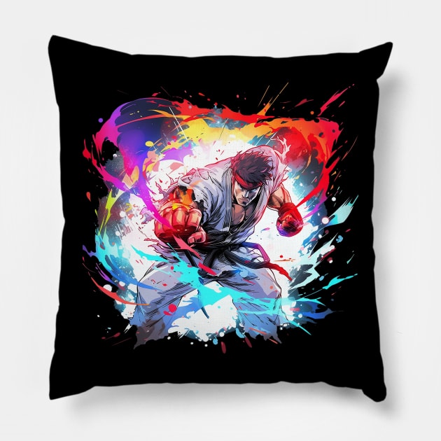 ryu Pillow by skatermoment