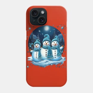 Christmas Snowmen Phone Case