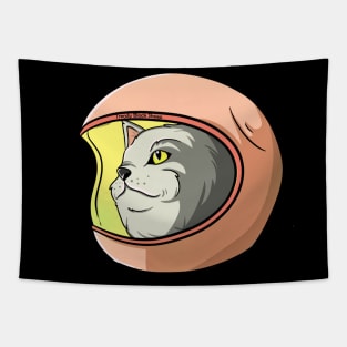 Badass Astronaut Space Cat Tapestry