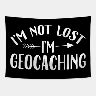 I'm not lost I'm geocaching Tapestry