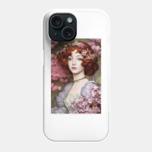 Lady Cherry Blossom Phone Case