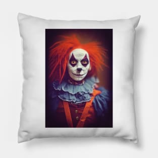 A Creepy, Scary Clown Pillow