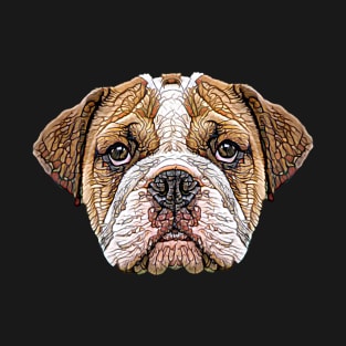 English Bulldog Face T-Shirt