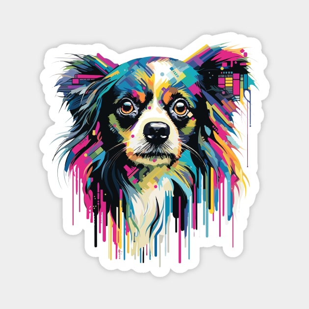 Chihuahua Dog Pet World Animal Lover Furry Friend Abstract Magnet by Cubebox
