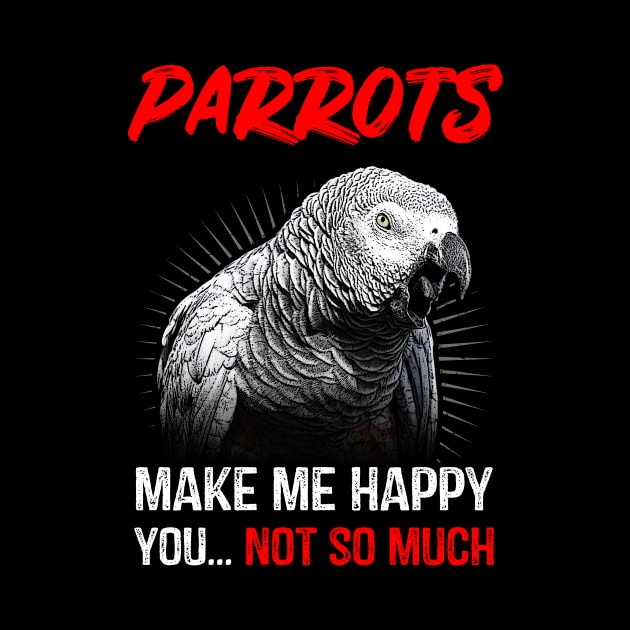 Grey Parrots Make Me Happy by BirdNerd