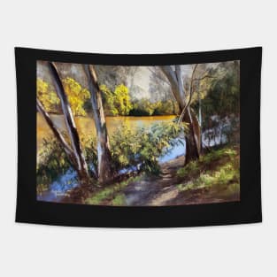 'Golden Wattle, Goulburn River' Tapestry