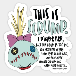 Scrump Doll Sticker (WATERPROOF)