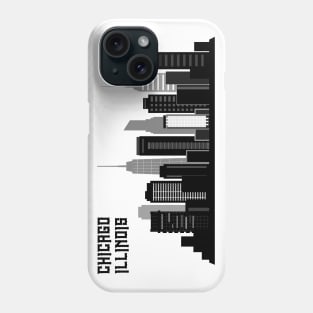 Chicago Illinois skyline Phone Case