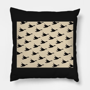 Ducks siluete Pillow