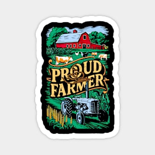 Proud Fermed | Farming lover Magnet