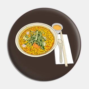 Singapore Laksa Noodle Pin