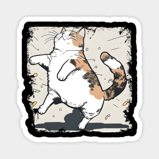 Cute Sleepy Cat - Funny Cats Magnet