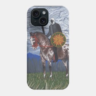 Man riding horse Cavalry Phone Case