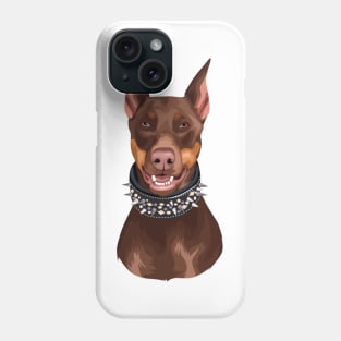 Animal dog bp doberman domestic cute pet Phone Case