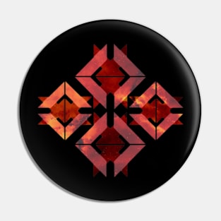 Abstract geometric solar Pin