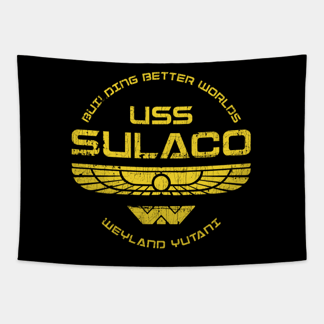 USS Sulaco ✅ Tapestry by Sachpica