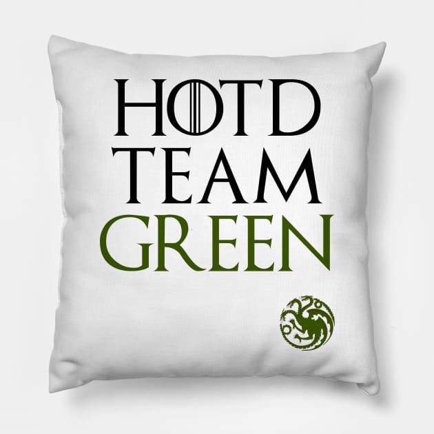 HOTD Team Green Pillow by PSdesigns