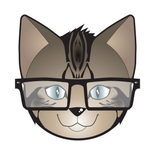 Tabby Glasses T-Shirt