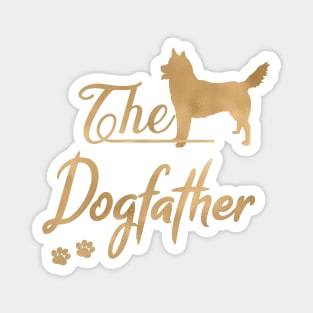 The Husky Dogfather Magnet
