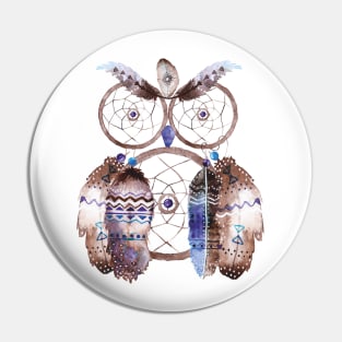 Owl Dreamcatcher Pin