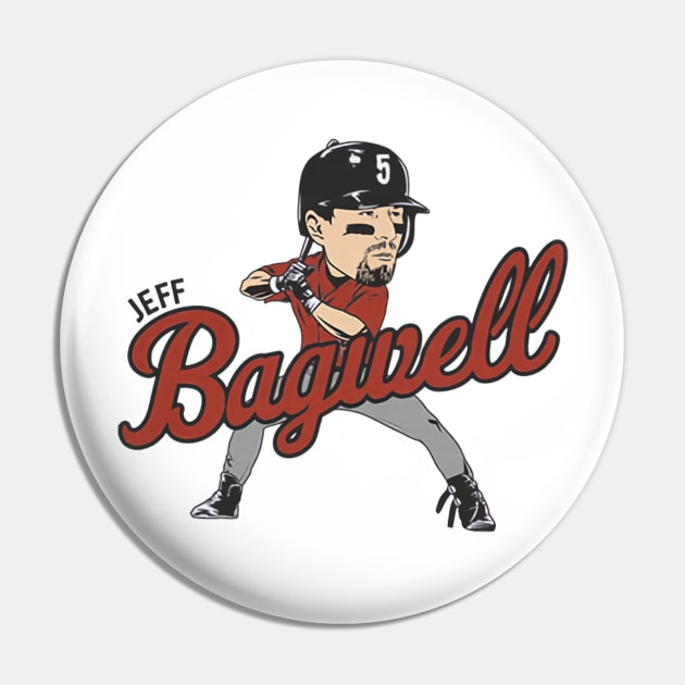 Jeff Bagwell Caricature Pin by lavonneroberson