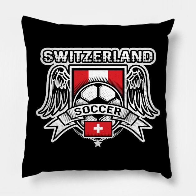 Switzerland Soccer Futbol Pillow by megasportsfan