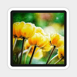 Tulip Flower Print Magnet