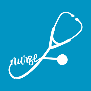 Stethoscope Nurse Script Gift T-Shirt