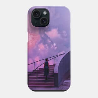 Walking To The Moon Phone Case