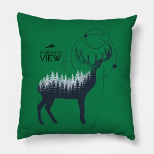 A  DEER IN THE IN WOODS Pillow