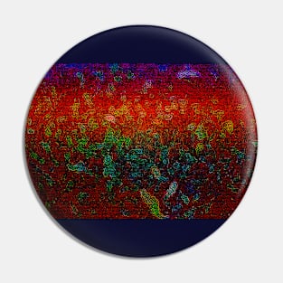 Abstract Sunset in the Meadow Pin