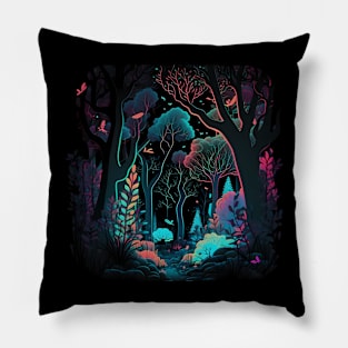 Colorful Forest Pillow