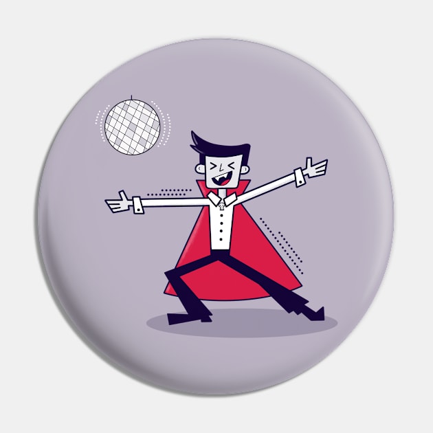 Vampires Love to Dance Pin by Andy McNally